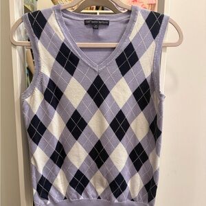 Brooks Brothers Argyle Knit Sweater Vest
